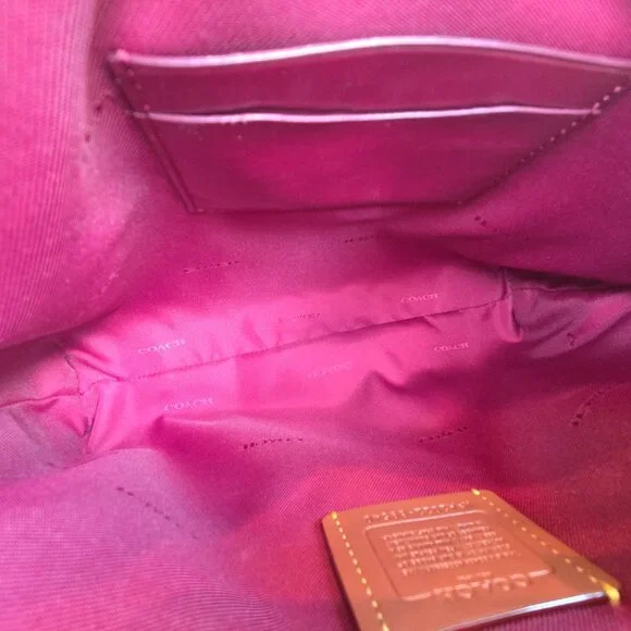 Coach Charlie Pouch In Signature Canvas - Picture 15 of 16